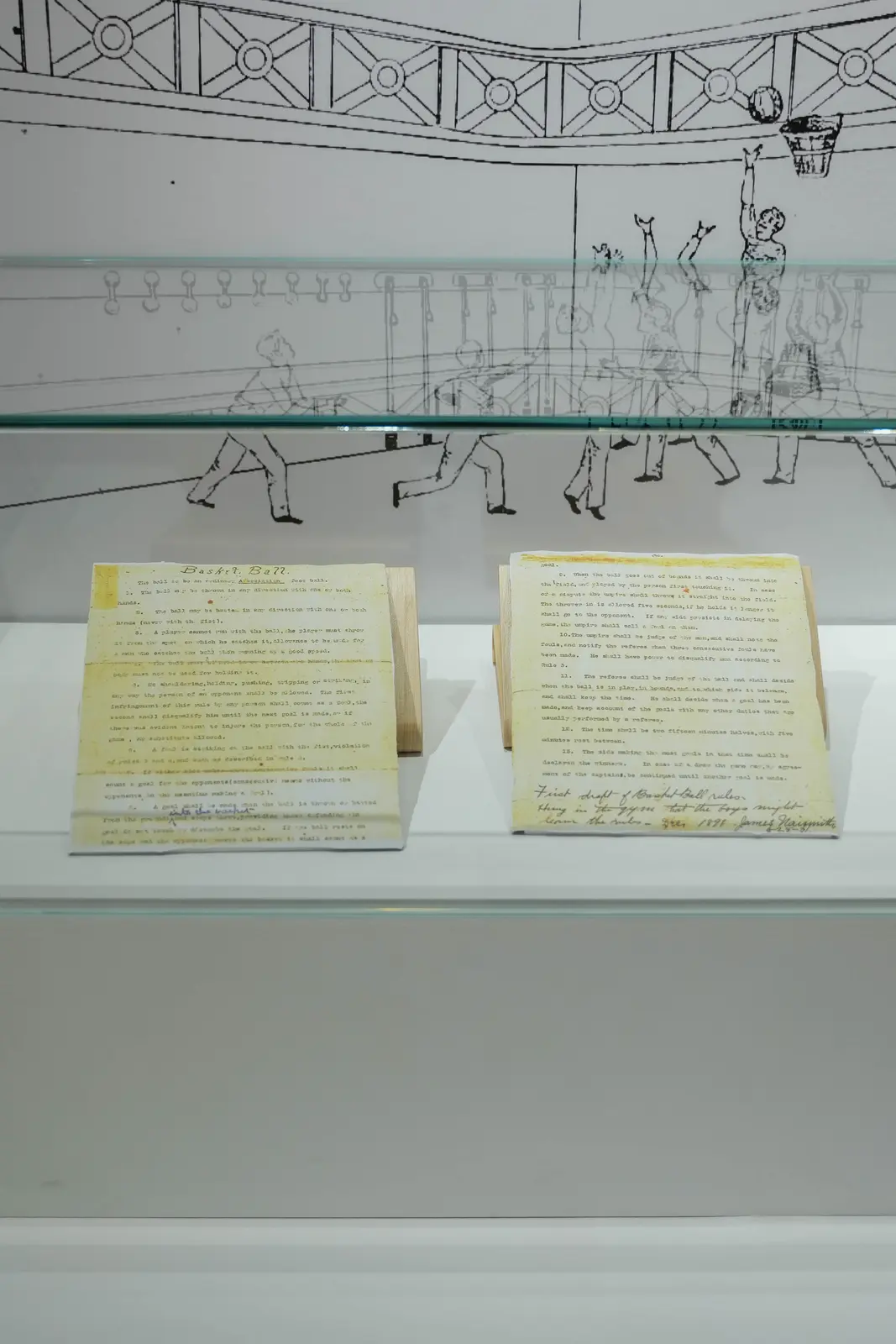COPY OF THE 13 ORIGINAL RULES OF BASKETBALL, view 2