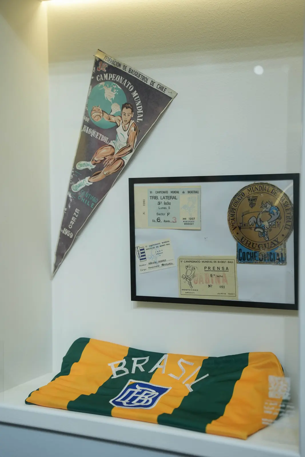 REPLICA OF THE 1963 FIBA WORLD CHAMPION BRAZIL JERSEY, view 2